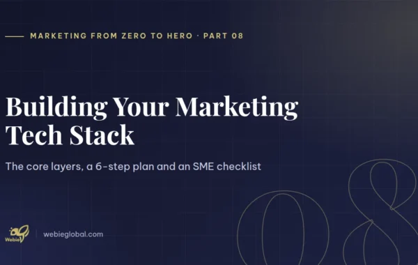 Building your marketing tech stack: core layers and a six-step plan