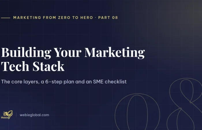 Building your marketing tech stack: core layers and a six-step plan