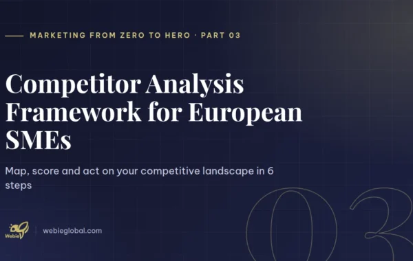 Competitor analysis framework for European SMEs — Marketing from Zero to Hero part 3