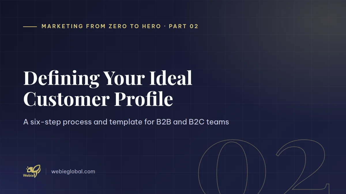Defining your ideal customer profile for B2B and B2C — Marketing from Zero to Hero part 2