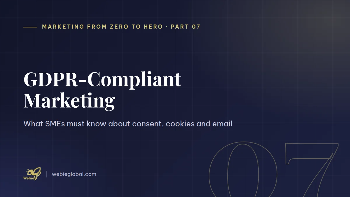 GDPR-compliant marketing for SMEs: what you must know