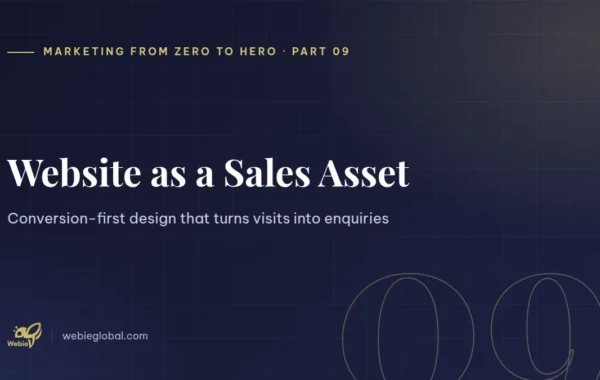 Conversion-first design: turning a website into a sales asset