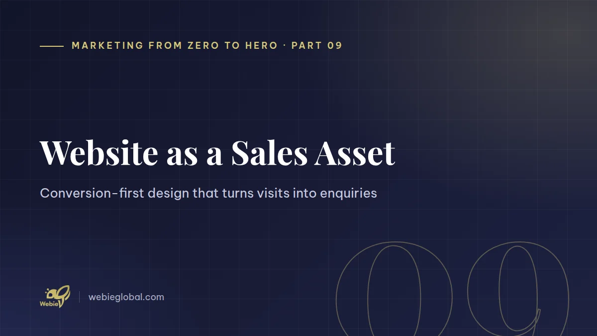 Conversion-first design: turning a website into a sales asset